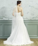 Fliss lace wedding dress size 16 - back
